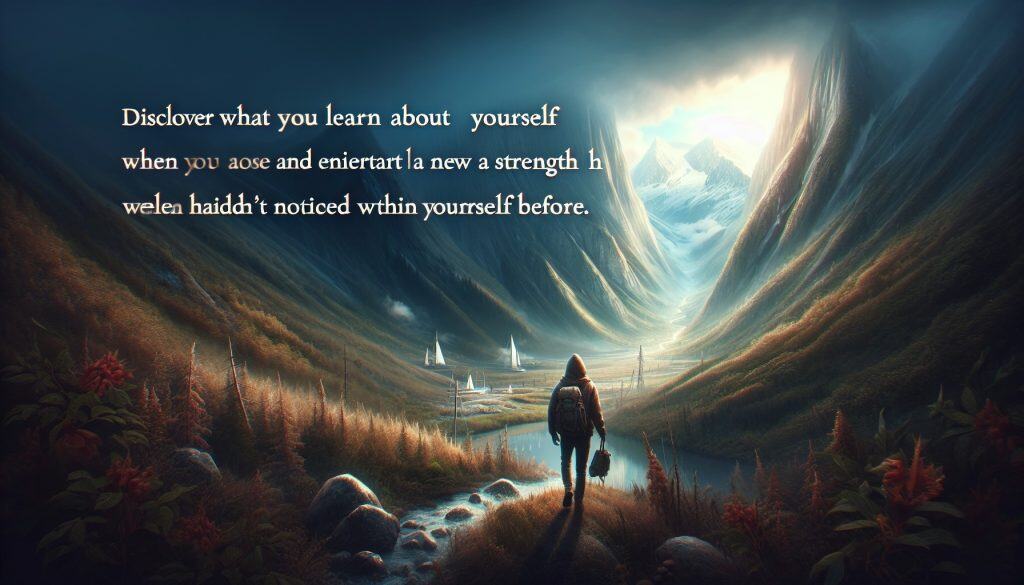 Kaj se naučiš o sebi ko izgubiš vse